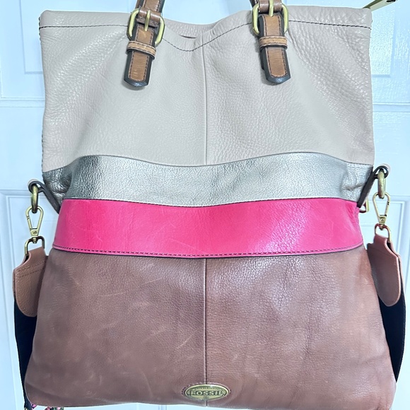 Fossil Leather Convertable Handbag - Picture 3 of 13